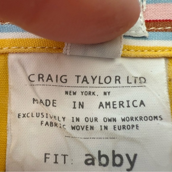 Craig Taylor Striped Shirt Button Front Women Abby Top Blouse Small. 1205 - Picture 3 of 3